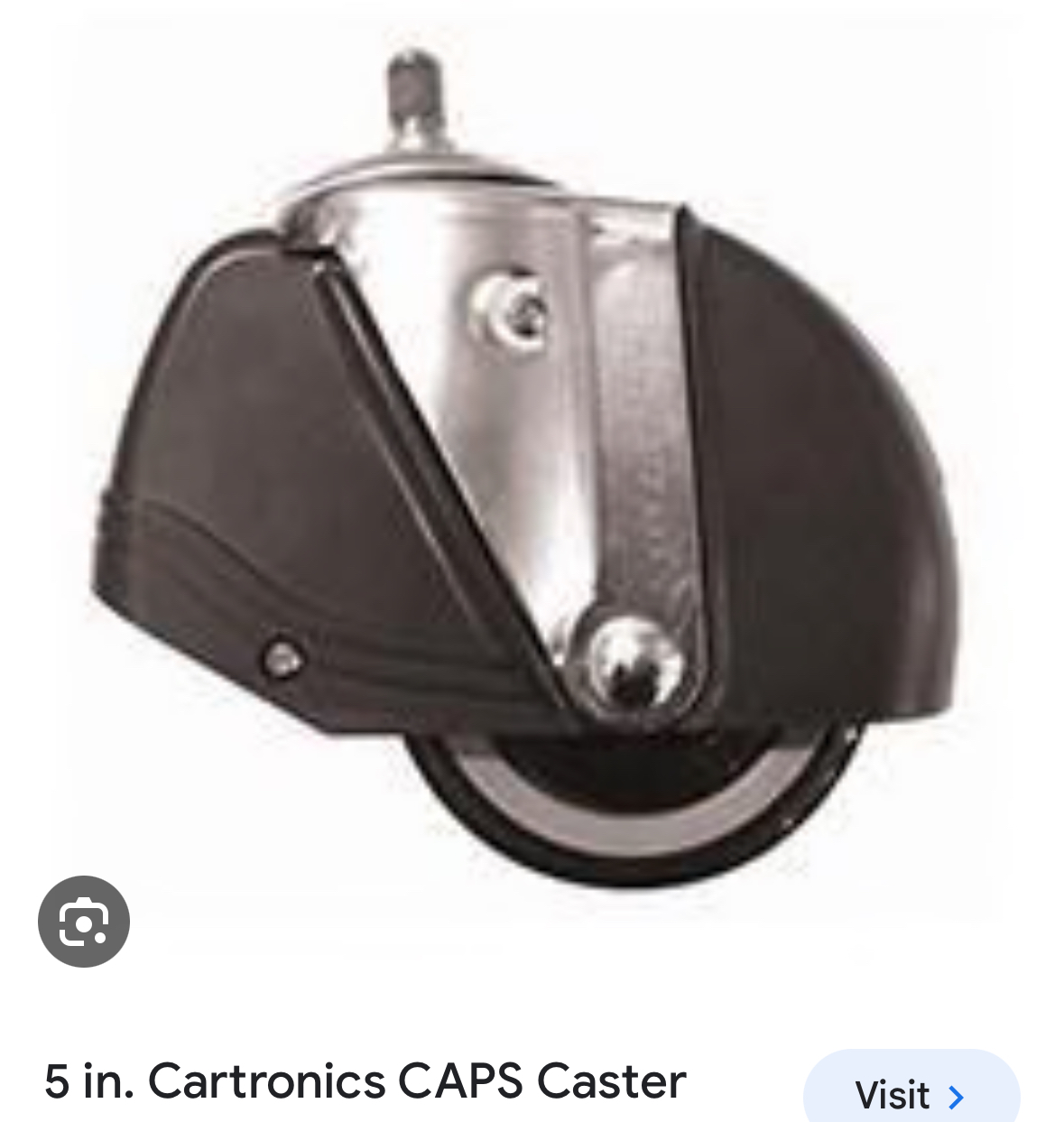 Carttronics CAPS cart containment caster wheel